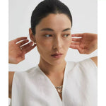 Minimalist Geometric Clear Glass Earrings - floysun