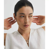 Minimalist Geometric Clear Glass Earrings - floysun