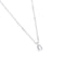 Minimalist Geometric Horseshoe Pendant Chain Necklace and Earrings - floysun