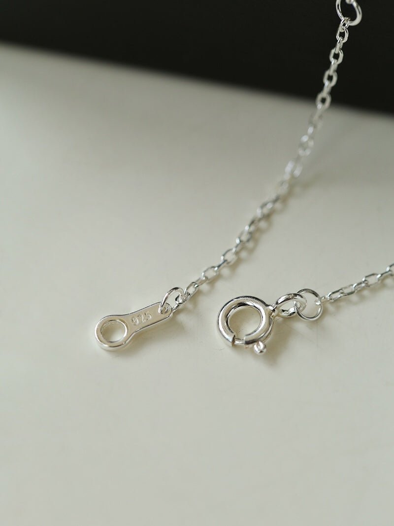 Minimalist Geometric Horseshoe Pendant Chian Necklace - floysun