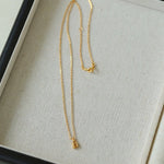 Minimalist Geometric Horseshoe Pendant Chian Necklace - floysun
