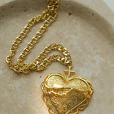Minimalist Gold Layered Heart Design Necklace - floysun
