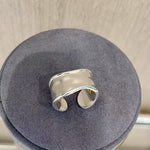 Minimalist Irregular Split Ring - Sterling Silver - floysun