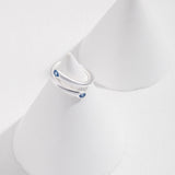 Minimalist Line Sapphire Ring - floysun