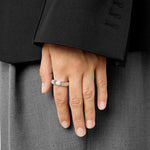 Minimalist Luxury Solid Ribbed Band Ring - floysun