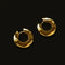 Minimalist Metal Chunky Oval Hoop Earrings - floysun