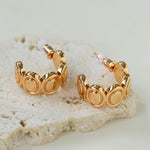Minimalist Multi Oval C Hoop Earrings - floysun
