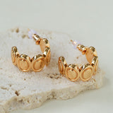 Minimalist Multi Oval C Hoop Earrings - floysun
