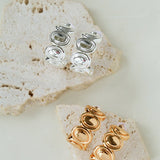 Minimalist Multi Oval C Hoop Earrings - floysun
