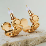 Minimalist Multi Oval C Hoop Earrings - floysun