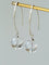 Minimalist Natural Gemstone Earrings – Sterling Silver Hook, 6 Color Options - floysun