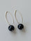 Minimalist Natural Gemstone Earrings – Sterling Silver Hook, 6 Color Options - floysun