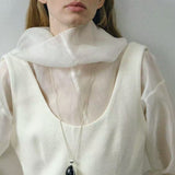 Minimalist Oval Brushed Ebony Magnetic Long Necklace - floysun