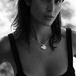 Minimalist Oval Silver Egg Necklace - floysun