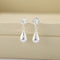 Minimalist Polished Teardrop Bean Drop Earrings - floysun