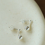 Minimalist Polished Teardrop Bean Drop Earrings - floysun