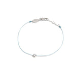 Minimalist Red String Single - Cubic Zirconia Bracelet - floysun