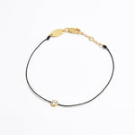 Minimalist Red String Single - Cubic Zirconia Bracelet - floysun