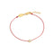Minimalist Red String Single - Cubic Zirconia Bracelet - floysun