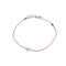 Minimalist Red String Single - Cubic Zirconia Bracelet - floysun