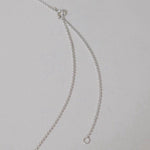 Minimalist Solid Oval Sterling Silver Long Necklace - floysun