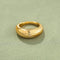 Minimalist Solid Swirl Textured Dome Ring - floysun