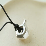 Minimalist Vase / Wine Jug / Wallet Sculptural Pendant Long Necklace - floysun