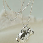 Minimalist Vase / Wine Jug / Wallet Sculptural Pendant Long Necklace - floysun