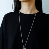 Minimalist Vase / Wine Jug / Wallet Sculptural Pendant Long Necklace - floysun