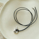 Minimalist Vase / Wine Jug / Wallet Sculptural Pendant Long Necklace - floysun