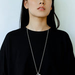 Minimalist Vase / Wine Jug / Wallet Sculptural Pendant Long Necklace - floysun