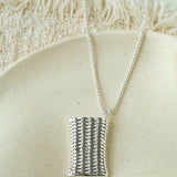 Minimalist Vase / Wine Jug / Wallet Sculptural Pendant Long Necklace - floysun