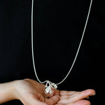 Minimalist Vase / Wine Jug / Wallet Sculptural Pendant Long Necklace - floysun
