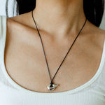Minimalist Vase / Wine Jug / Wallet Sculptural Pendant Long Necklace - floysun