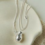Minimalist Vase / Wine Jug / Wallet Sculptural Pendant Long Necklace - floysun