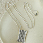 Minimalist Vase / Wine Jug / Wallet Sculptural Pendant Long Necklace - floysun