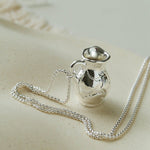 Minimalist Vase / Wine Jug / Wallet Sculptural Pendant Long Necklace - floysun