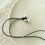 Minimalist Vase / Wine Jug / Wallet Sculptural Pendant Long Necklace - floysun