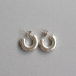 Minimalist Vintage C - Shaped Hoop Earrings - floysun
