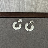 Minimalist Vintage C - Shaped Hoop Earrings - floysun