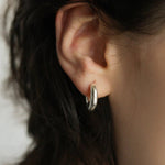 Minimalist Vintage C - Shaped Hoop Earrings - floysun