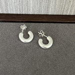 Minimalist Vintage C - Shaped Hoop Earrings - floysun