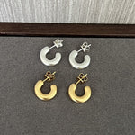 Minimalist Vintage C - Shaped Hoop Earrings - floysun
