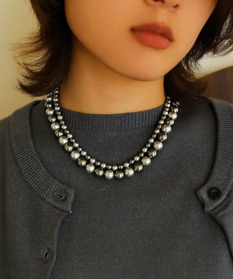 Mixed Color Round Artificial Pearl Necklaces - 10mmPearls - floysun
