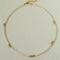 Mixed Freshwater Pearl Lava Grain Gold Collarbone Necklace - floysun