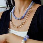 Mixed Natural Stone Beaded Necklace - floysun