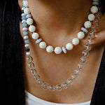 Mixed Natural Stone Beaded Necklace - floysun