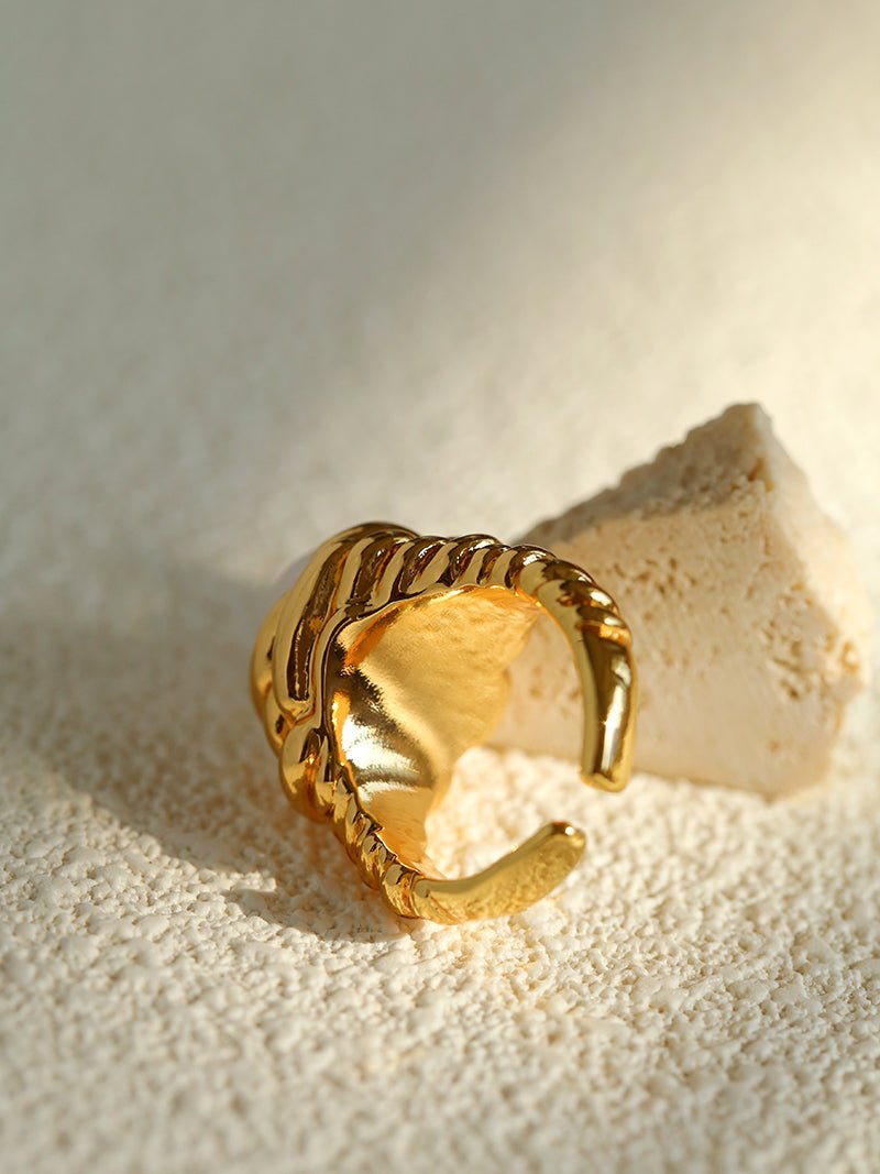Modern Vintage Wrapped Pearl Ring - floysun