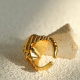 Modern Vintage Wrapped Pearl Ring - floysun