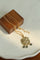 Molten Muse Textured Metal Garnet / Moss Agate Pendant Necklace - floysun